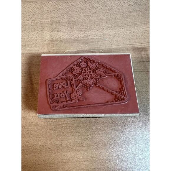 2000 Designs by Trina Hegdahl “Love You” Stamp 3x2” - Picture 3 of 4